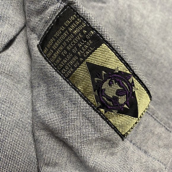 The Territory Ahead Shirt Mens Large Gray Flannel Cotton Long Sleeve Button-Down - Picture 4 of 11